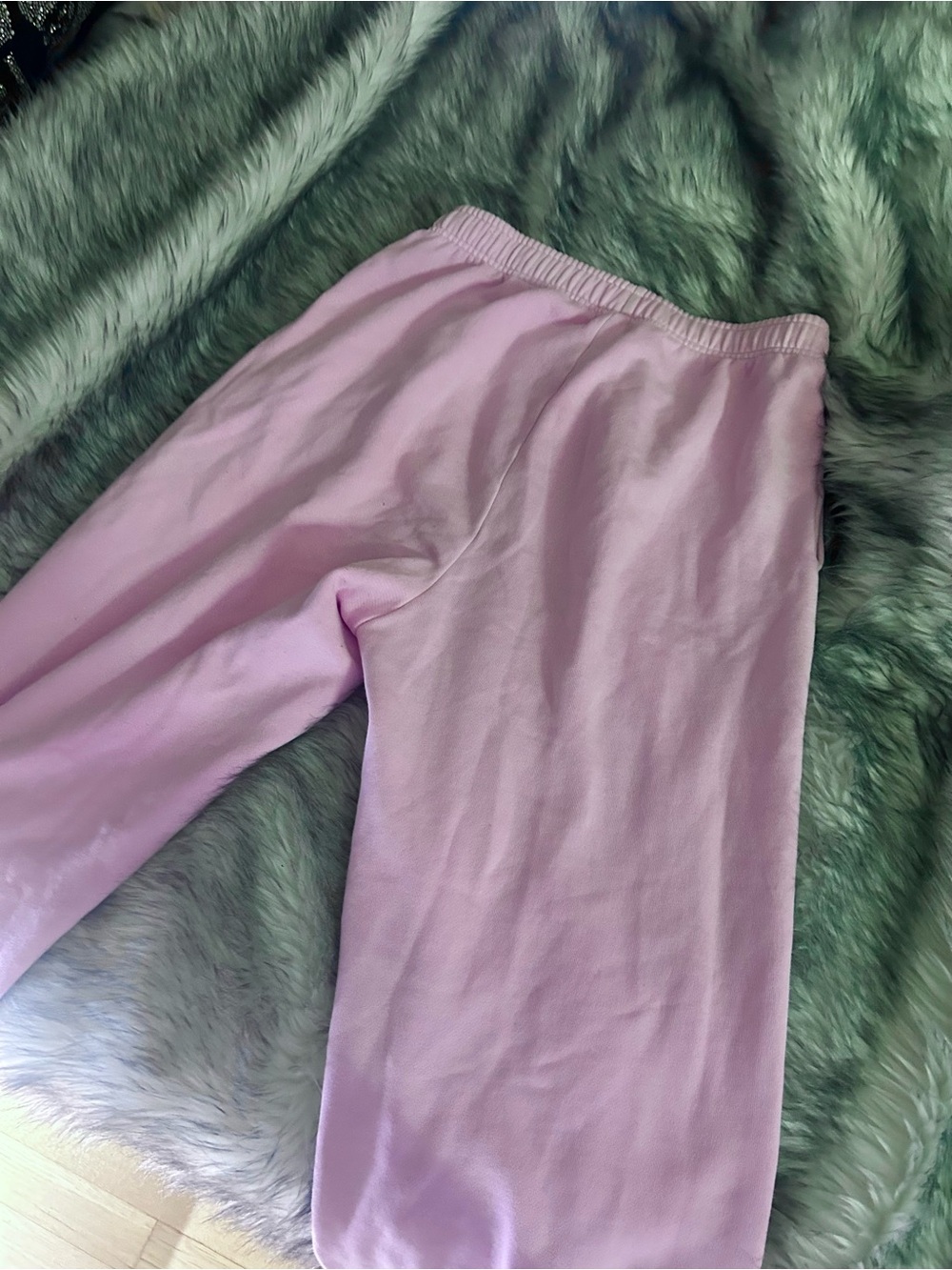 PINK Victoria's Secret Light Pink Wide Leg Sweatpants